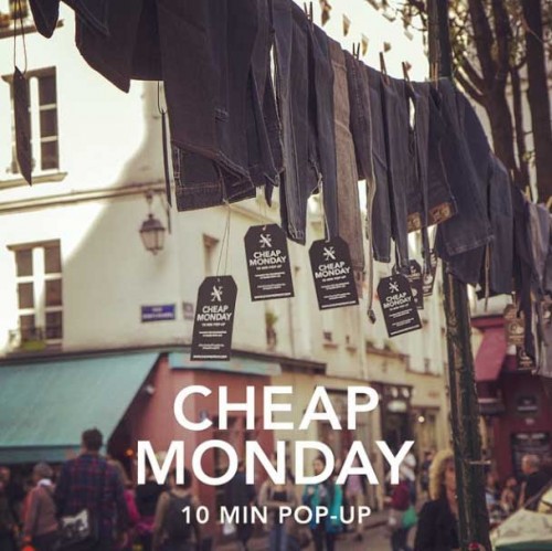 CHEAP MONDAY POP UP STORE