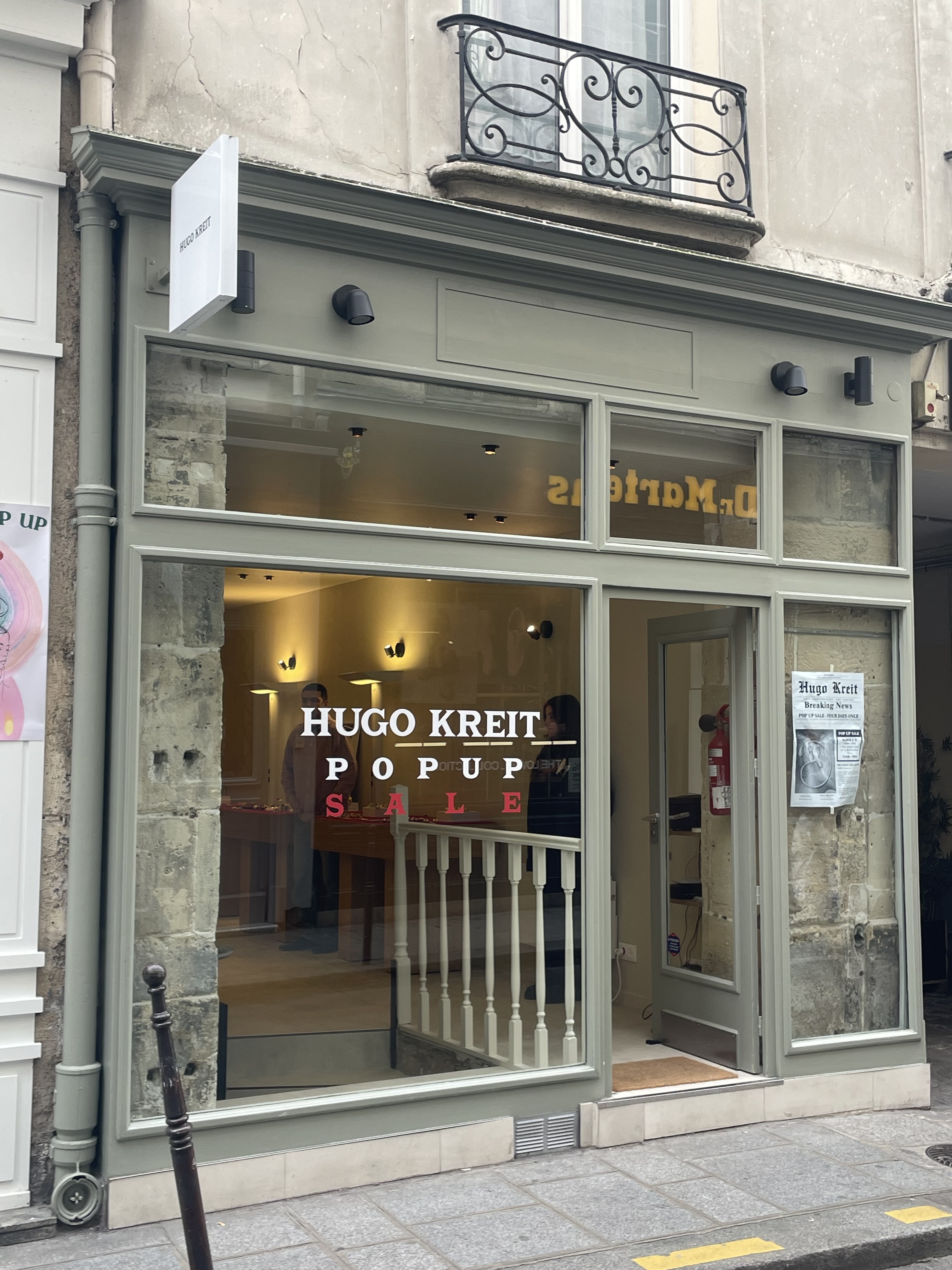 Pop up store le marais, boutique bijoux à louer rue ste croix de la bretonnerie