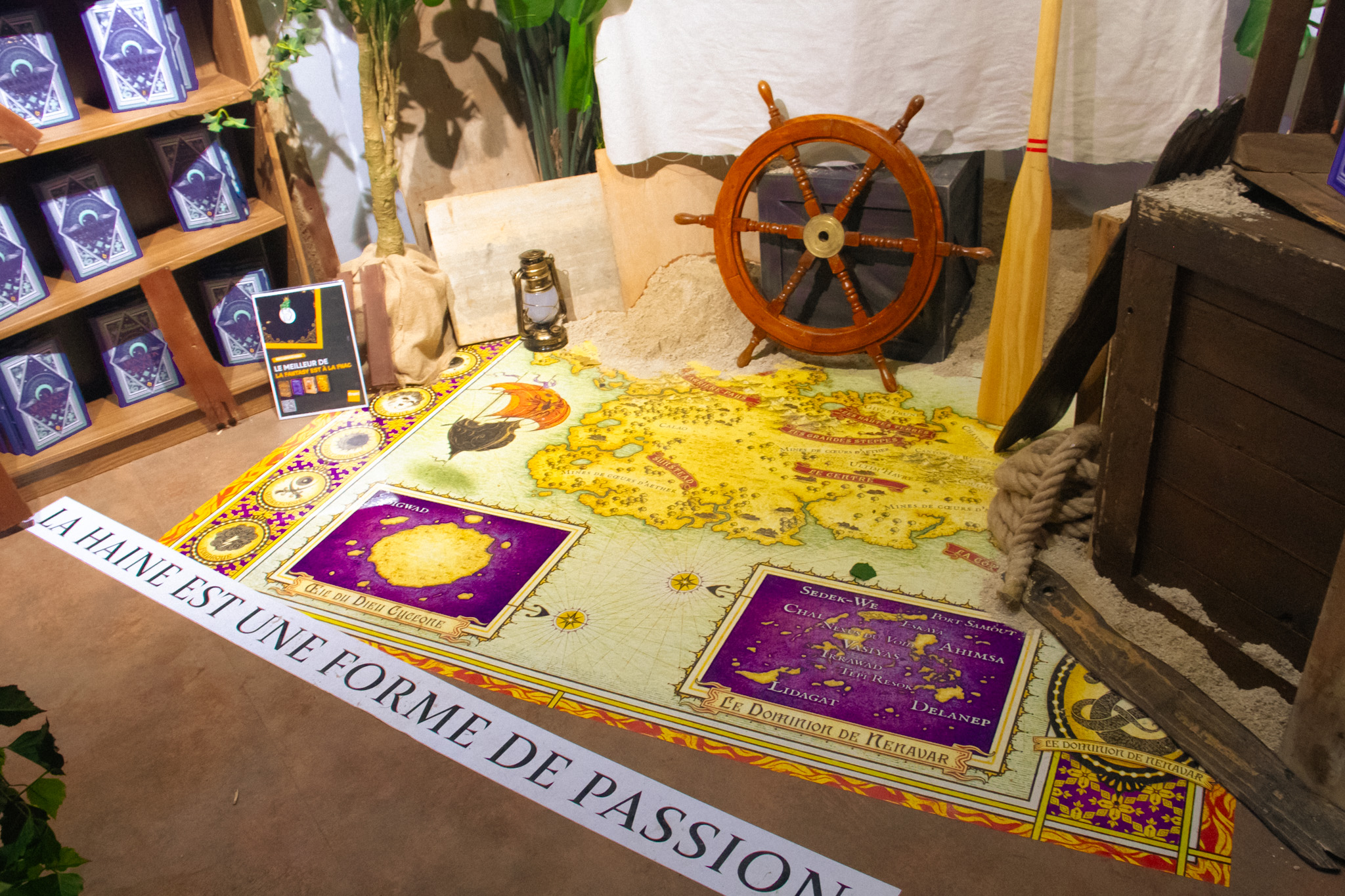 Pop up store littéraire paris, lieu éphémère immersif fantasy